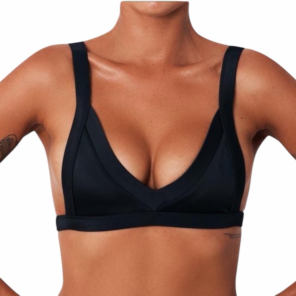 FAE SWIM Lais Top in Black (L)